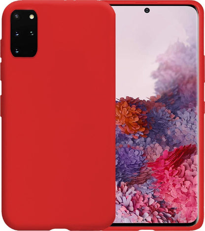 Samsung S20 Plus Hoesje Siliconen - Rood