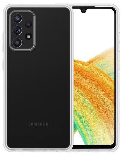 Samsung A33 Hoesje Siliconen - Transparant