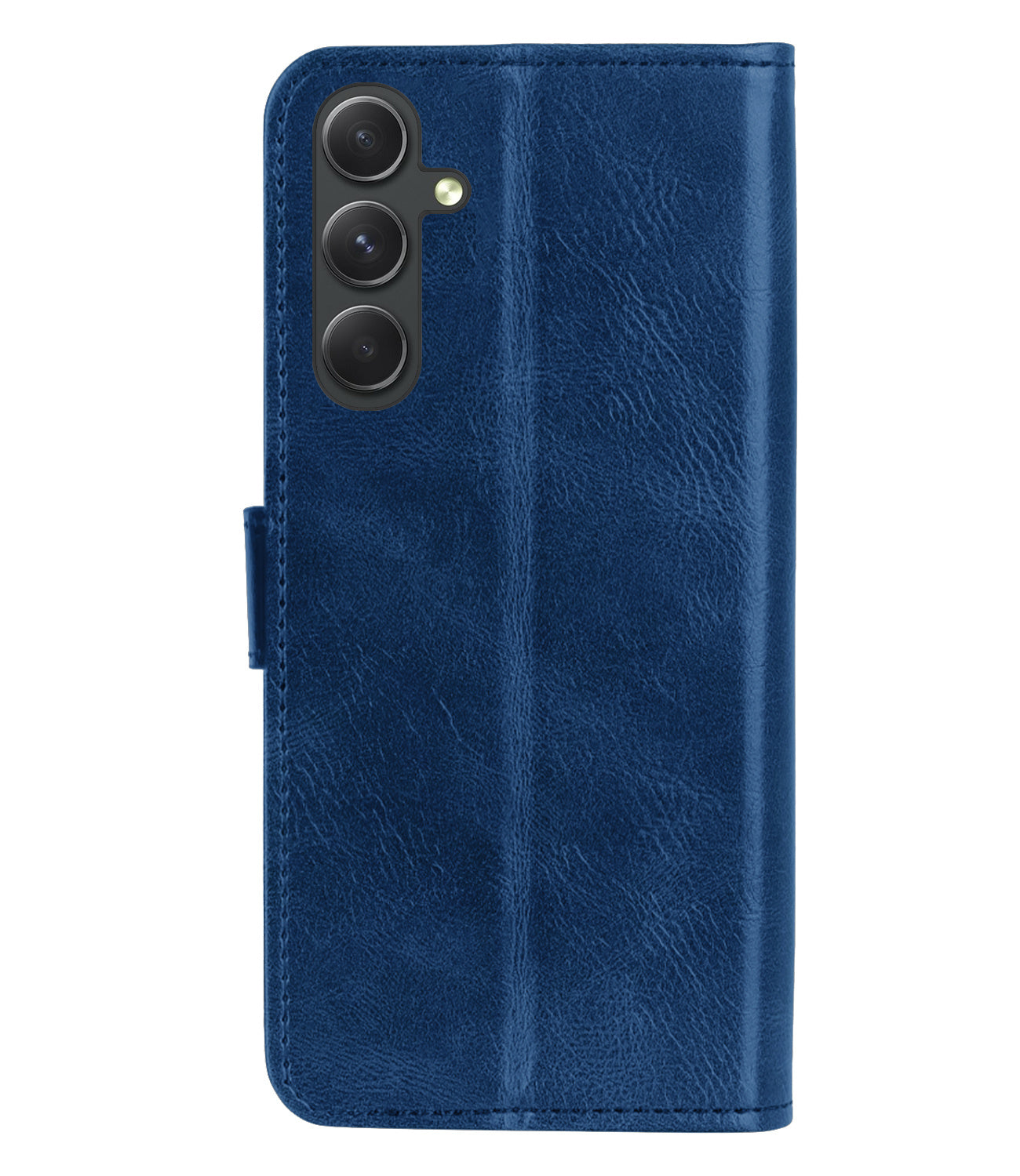 Samsung A14 Hoesje Book Case Kunstleer - Donkerblauw