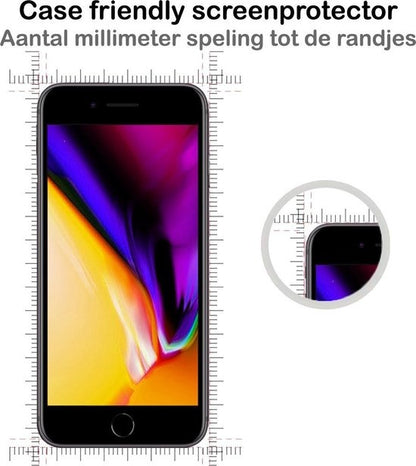iPhone 7/8 Plus Screenprotector Gehard Glas - Anti-kras