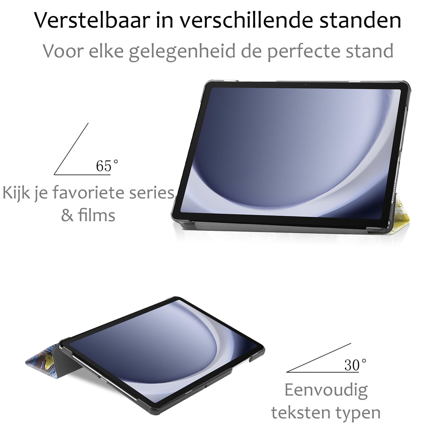 Samsung Galaxy Tab A9 Plus Hoesje Book Case - Sterrenhemel