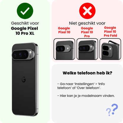 Google Pixel 10 Pro XL Screenprotector Gehard Glas - Anti-kras