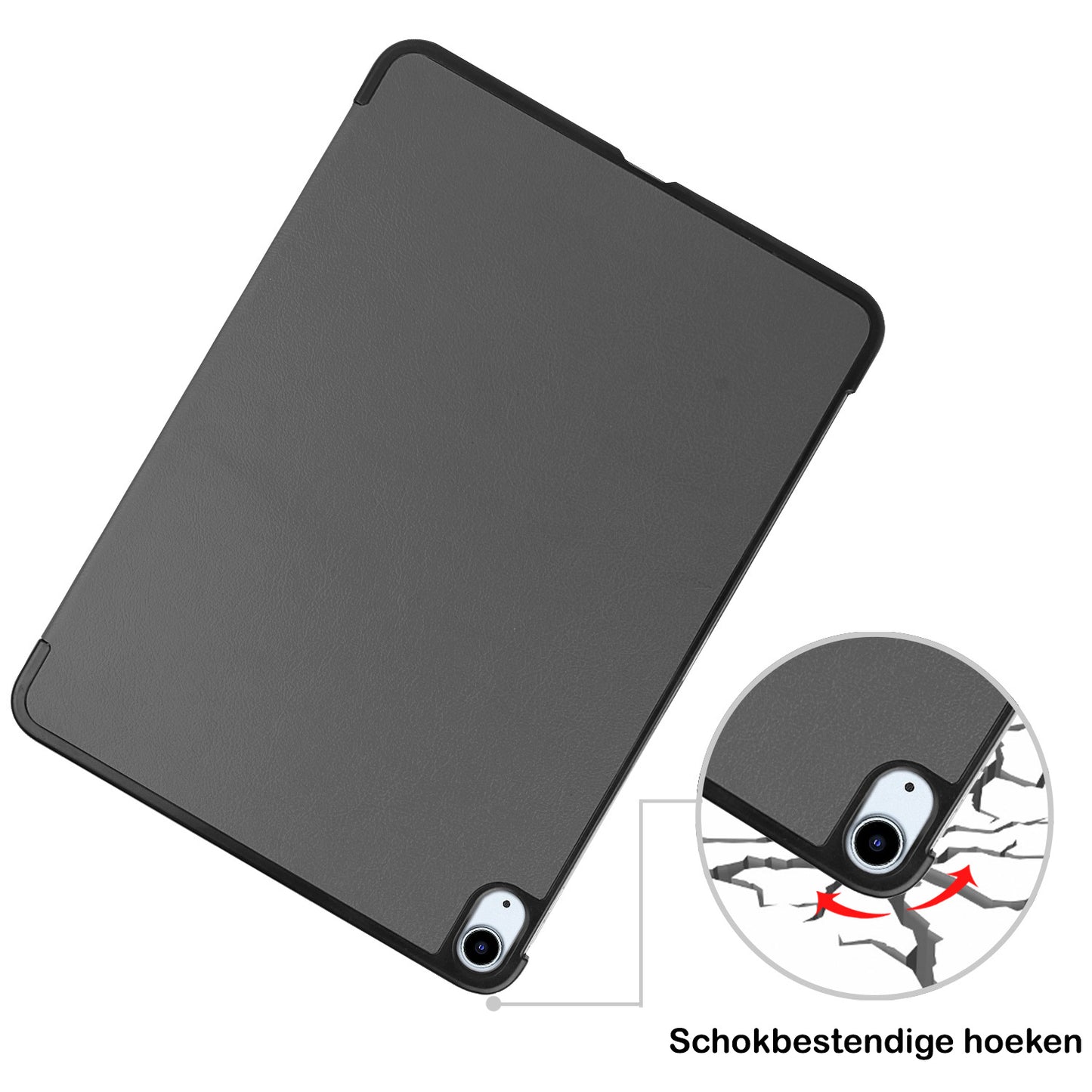 iPad Air 2022 Hoesje Book Case - Grijs