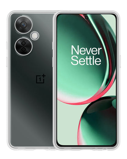 OnePlus Nord CE 3 Lite Hoesje Siliconen Backcover Lichtgewicht - Transparant