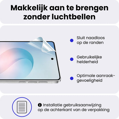 Samsung S26 Ultra Screenprotector Soft TPU - Full Screen