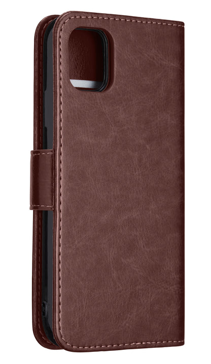 iPhone 12 Mini Hoesje Bookcase Cover Uitneembaar - Bruin