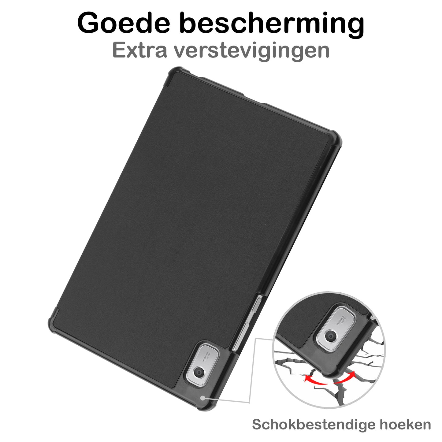 Lenovo Tab M9 Hoesje Book Case - Zwart