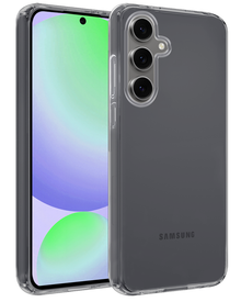 Samsung S24 FE Hoesje Siliconen Backcover Lichtgewicht - Transparant