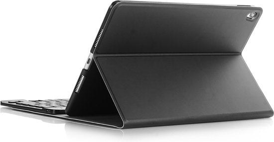 iPad 10.2 2021 Hoesje Toetsenbord Case Kunstleer - Zwart