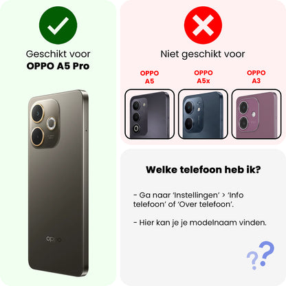 OPPO A5 Pro Hoesje Siliconen Backcover Lichtgewicht - Transparant
