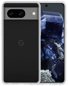 Google Pixel 8 Hoesje Siliconen Backcover Lichtgewicht - Transparant