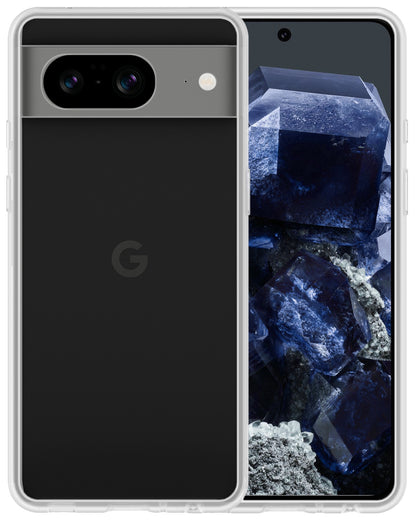 Google Pixel 8 Hoesje Siliconen Backcover Lichtgewicht - Transparant