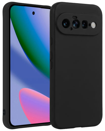 Google Pixel 11 Hoesje Siliconen Backcover Lichtgewicht - Zwart