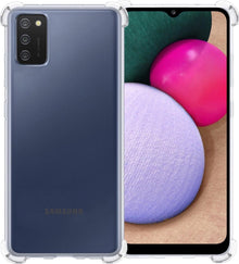 Samsung A02s Hoesje Shockproof Backcover Siliconen - Transparant