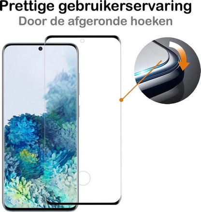 Samsung S20 Ultra Screenprotector Gehard Glas - Full Screen