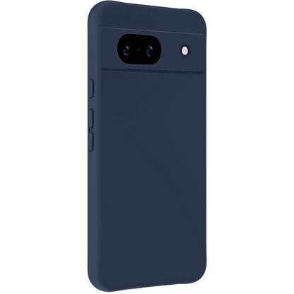 Google Pixel 8a Hoesje Siliconen - Donkerblauw