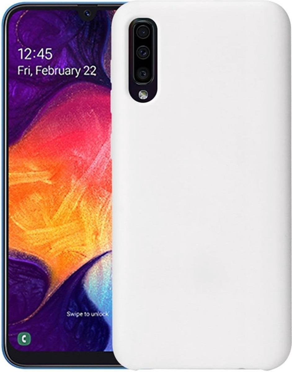 Samsung Galaxy A50 Hoesje Siliconen - Wit