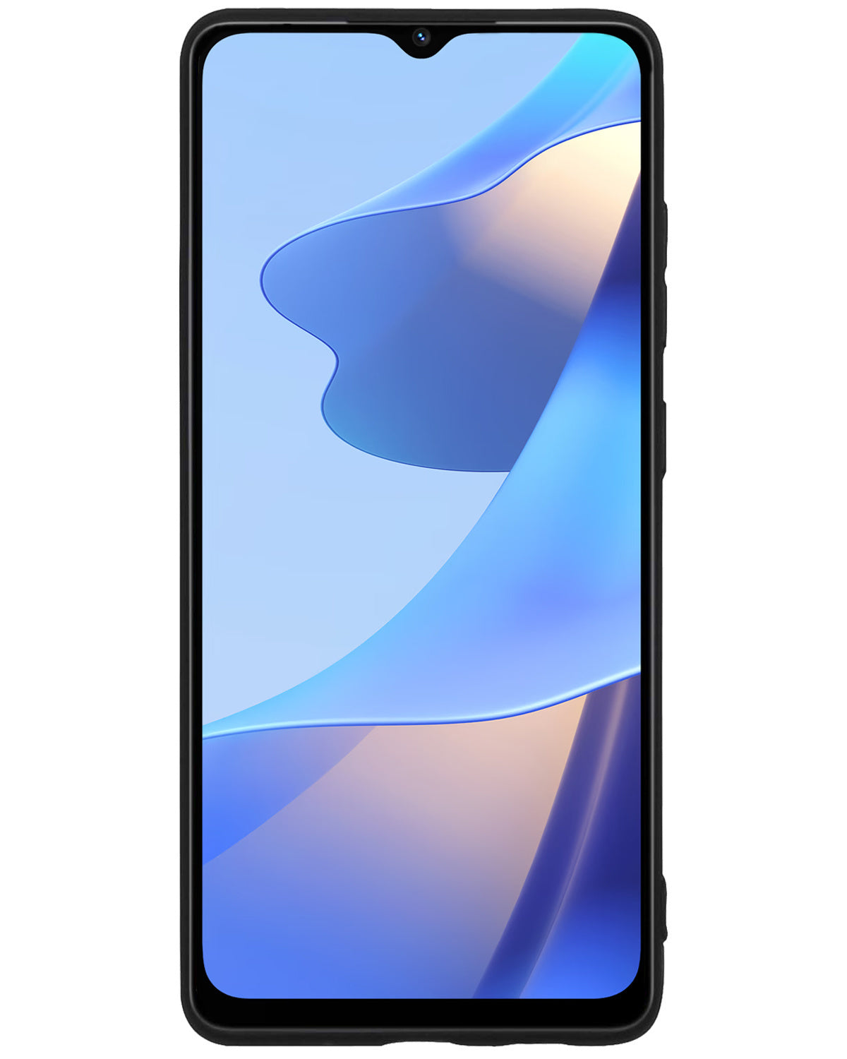 OPPO A16s Hoesje Siliconen - Zwart