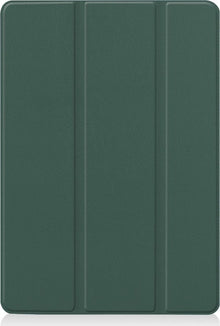 iPad 10.2 2019 Trifold Bookcase Hoes - Donkergroen