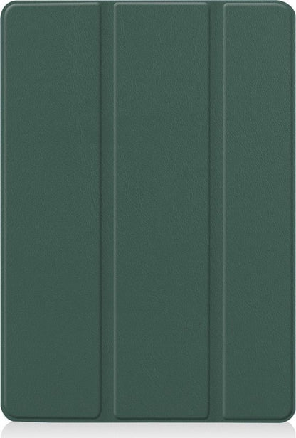 iPad 10.2 2019 Trifold Bookcase Hoes - Donkergroen