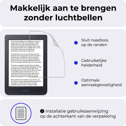 Kobo Nia Screenprotector Soft TPU - Full Screen