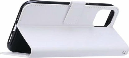 iPhone 11 Pro Max Hoesje Bookcase Cover met Kaarthouder - Wit