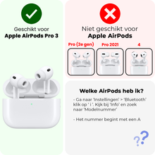 AirPods Pro 3 Hoesje Siliconen Krasbestendig - Donkergroen