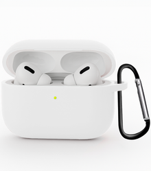 AirPods Pro 3 Hoesje Siliconen Krasbestendig - Wit