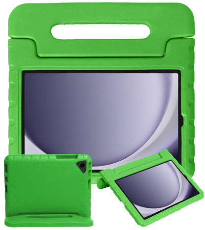 Samsung Galaxy Tab A9 Plus Kinderhoes Shockabsorberend Foam - Groen