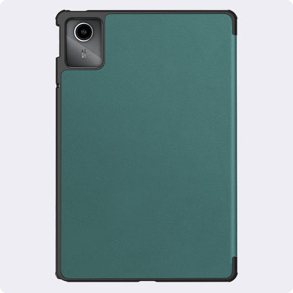 Lenovo Tab M11 Trifold Bookcase Hoes - Donkergroen