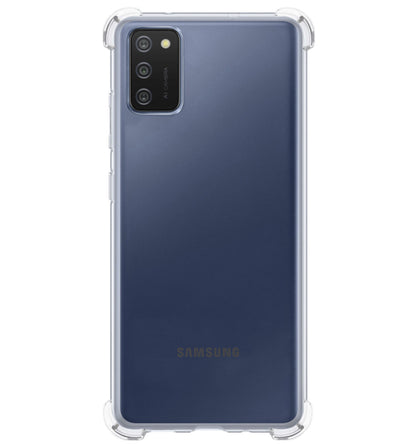 Samsung A03s Hoesje Shockproof Backcover Siliconen - Transparant