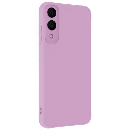 Samsung S25 Edge Hoesje Siliconen Backcover Lichtgewicht - Lila