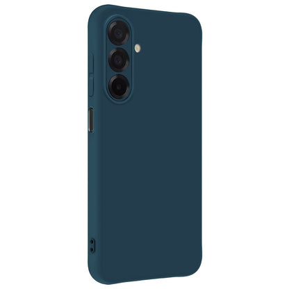 Samsung A17 Hoesje Siliconen Backcover Lichtgewicht - Donkerblauw