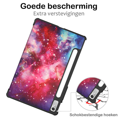 Lenovo Tab P11 Pro Hoesje Book Case Met Lenovo Pen Uitsparing - Galaxy