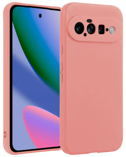 Google Pixel 11 Hoesje Siliconen Backcover Lichtgewicht - Lichtroze