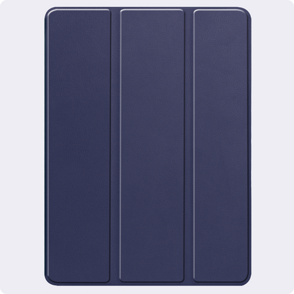 iPad Pro 2024 (13 inch) Trifold Bookcase Hoes met Penhouder voor Apple Pen - Donkerblauw