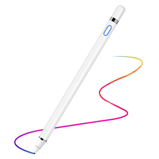 Active Stylus Pen Touch Pen Pencil Oplaadbaar Geschikt Voor Tablets En Telefoons Universeel - Wit