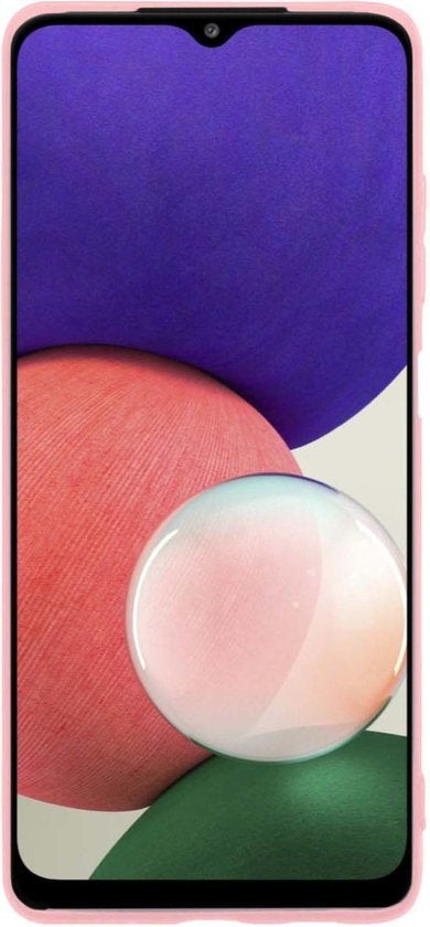 Samsung A22 5G Hoesje Siliconen Backcover Lichtgewicht - Lichtroze