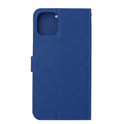 iPhone 11 Hoesje Book Case Kunstleer - Donkerblauw