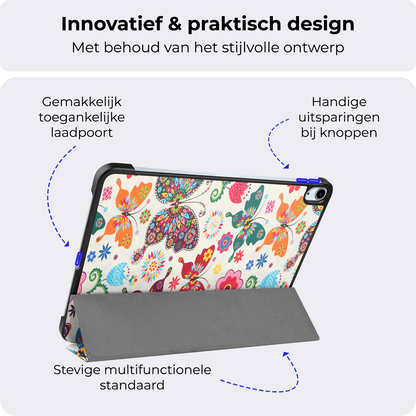 iPad Air 2024 / 2025 (11 inch) Trifold Bookcase Hoes - Vlinders