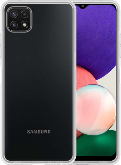 Samsung A22 5G Hoesje Siliconen - Transparant