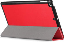 iPad Mini 4 Trifold Bookcase Hoes - Rood