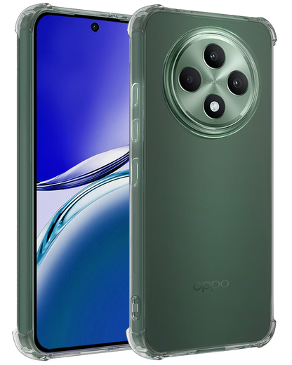 Oppo Reno 12 F Hoesje Shockproof Backcover Siliconen - Transparant