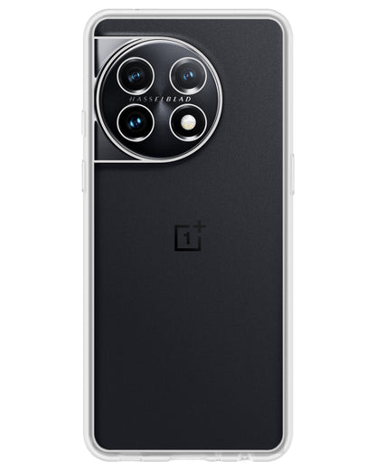 OnePlus 11 Hoesje Siliconen Backcover Lichtgewicht - Transparant