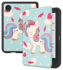 Kobo Clara Colour Bookcase Hoes Shockabsorberend - Eenhoorn
