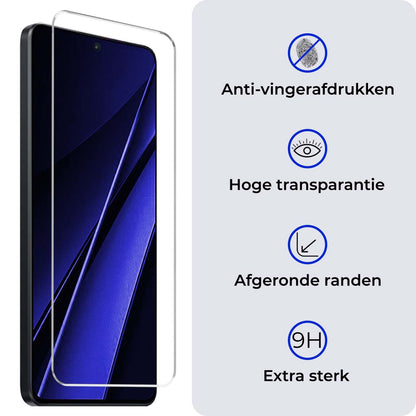 Xiaomi Poco X6 Pro 5G Screenprotector Gehard Glas - Anti-kras