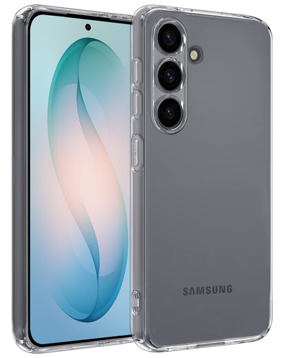 Samsung S26 Hoesje Siliconen Backcover Lichtgewicht - Transparant