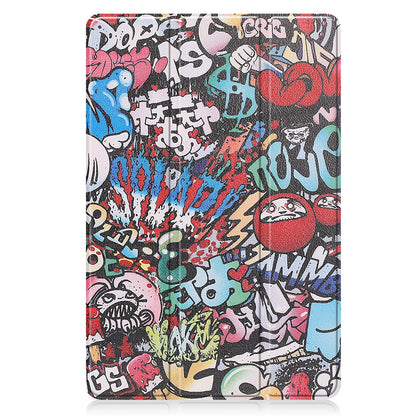 Lenovo Tab P11 Pro Trifold Bookcase Hoes met Penhouder Lenovo Pen - Graffity