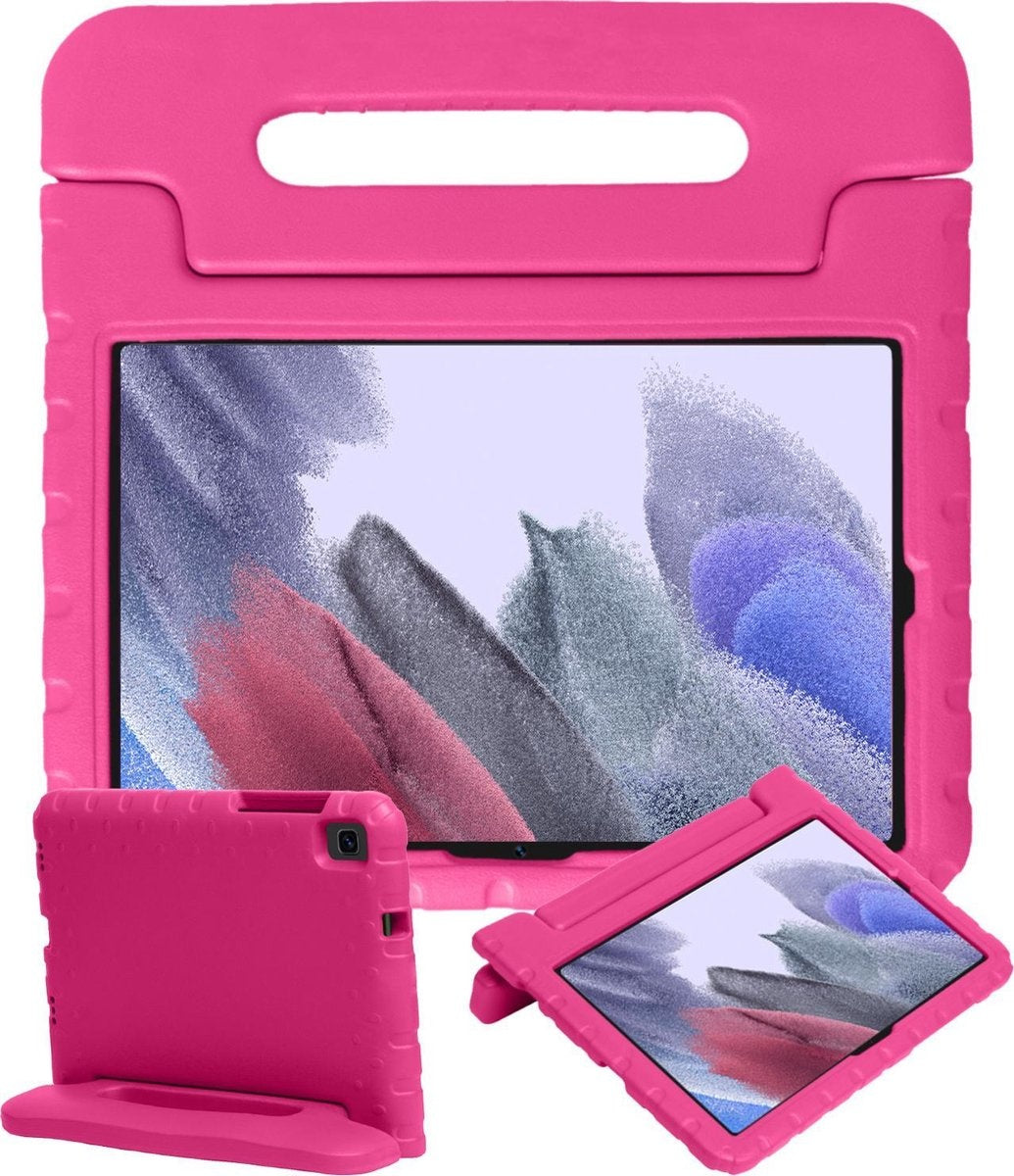 Samsung Galaxy Tab A7 Lite Hoesje Kids Cover Bumper - Roze