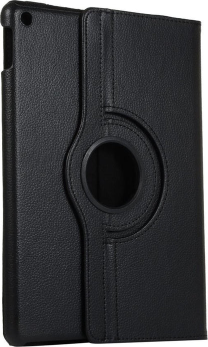 iPad 10.2 2019/2020 Trifold Bookcase Hoes 360 Graden Draaibaar - Zwart